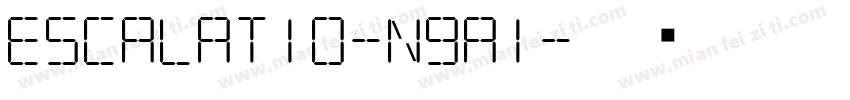 Escalatio-n9a1字体转换