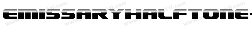 EmissaryHalftone-9DvZ字体转换
