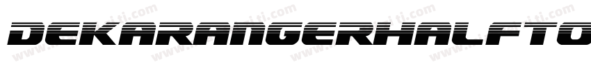 DekarangerHalftoneItalic-1W0j字体转换