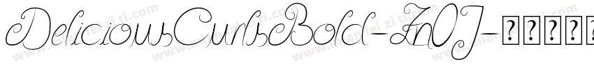 DeliciousCurlsBold-Zn0J字体转换