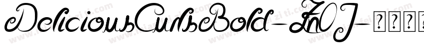 DeliciousCurlsBold-Zn0J字体转换
