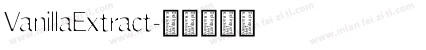 VanillaExtract字体转换
