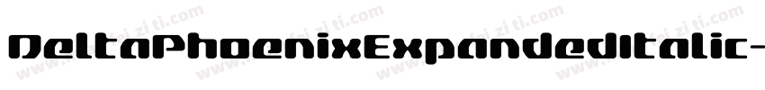 DeltaPhoenixExpandedItalic-ZAOK字体转换