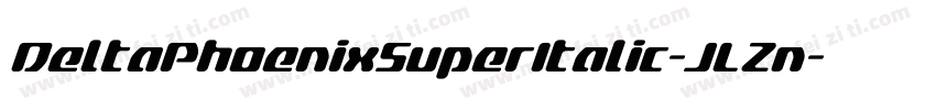 DeltaPhoenixSuperItalic-JLZn字体转换