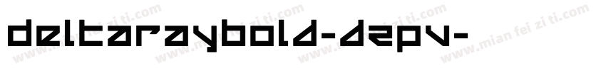 DeltaRayBold-dZpV字体转换