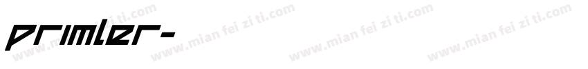 Primler字体转换