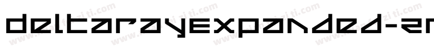 DeltaRayExpanded-ZM4B字体转换