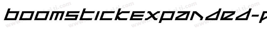BoomstickExpanded-PwPd字体转换
