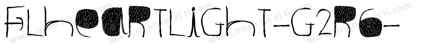 FlHeartLight-g2R6字体转换