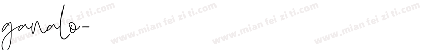 ganalo字体转换
