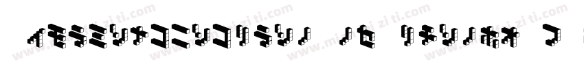 DemoncubicblockNkpBlack-6R2D字体转换