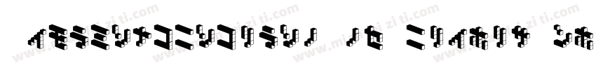 DemoncubicblockNkpTile-lxOy字体转换