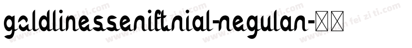 goldlinesseriftrial-regular字体转换