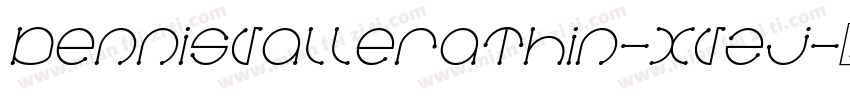 DennisValleraThin-xVzj字体转换
