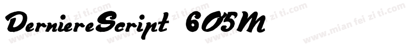 DerniereScript-6O5M字体转换