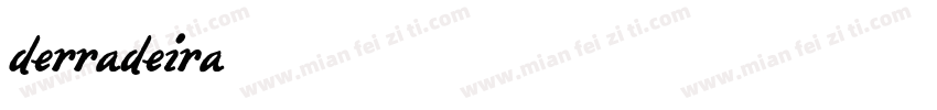 derradeira字体转换