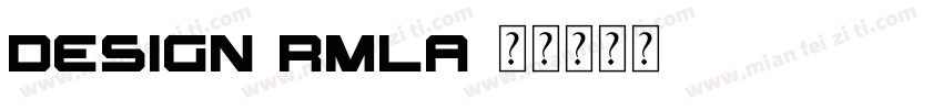 Design-RMlA字体转换