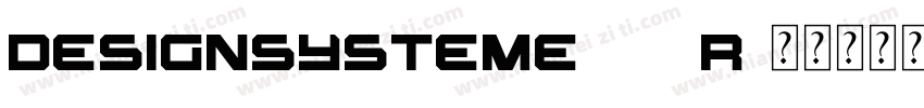 DesignSystemE-700R字体转换