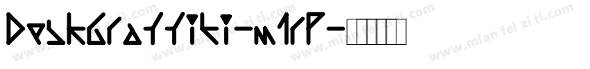 DeskGraffiti-m1rP字体转换
