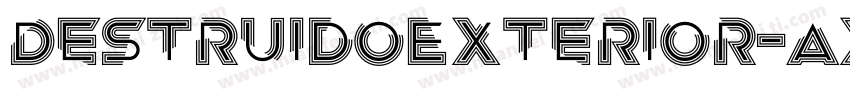 DestruidoExterior-axBmE字体转换