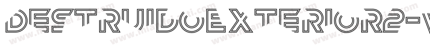 DestruidoExterior2-WyzBY字体转换