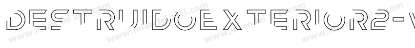 DestruidoExterior2-WyzBY字体转换