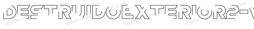 DestruidoExterior2-WyzBY字体转换