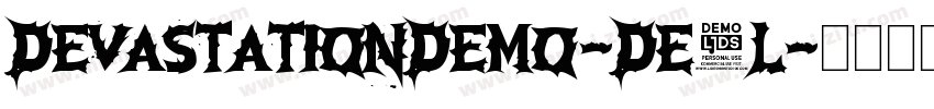 DevastationDemo-dE5l字体转换