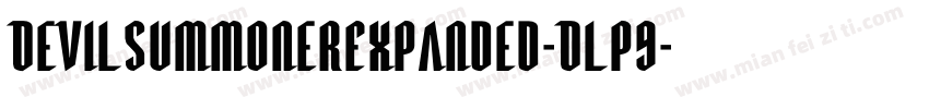 DevilSummonerExpanded-Dlp9字体转换