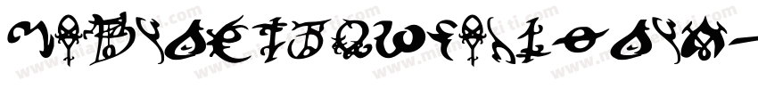 DevilsTongueItalic-JRRaj字体转换