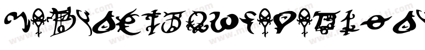 DevilsTongueLeftalic-GOOKG字体转换