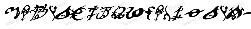 DevilsTongueItalic-JRRaj字体转换
