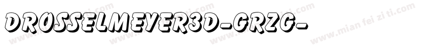 Drosselmeyer3D-GRzg字体转换