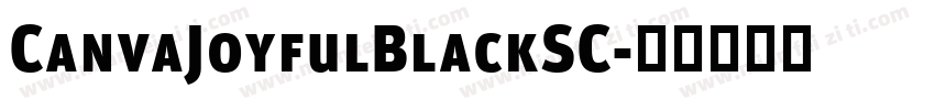 CanvaJoyfulBlackSC字体转换 CanvaJoyfulBlackSC字体转换