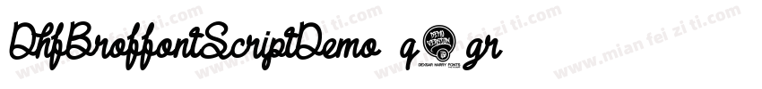 DhfBroffontScriptDemo-q8gr字体转换