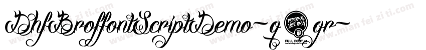 DhfBroffontScriptDemo-q8gr字体转换
