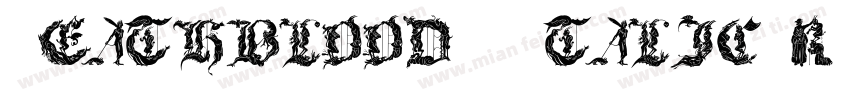 Deathblood3DItalic-rL0L字体转换