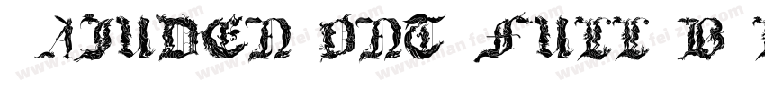 KajudenFont-full-b0l字体转换