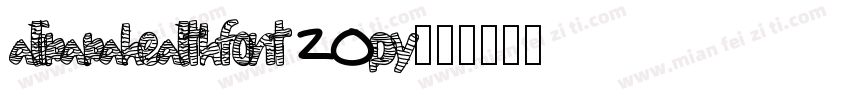 alibabahealthfont20py字体转换