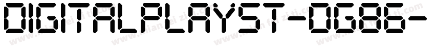 DigitalPlaySt-dGB6字体转换