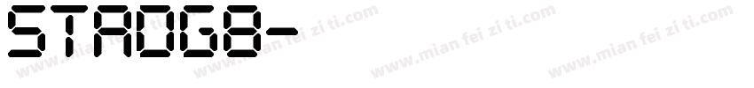 STADGB字体转换