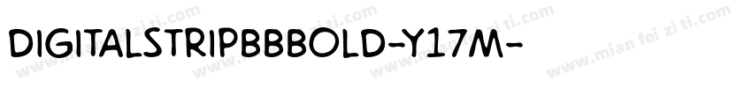 DigitalstripbbBold-y17m字体转换