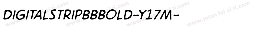 DigitalstripbbBold-y17m字体转换