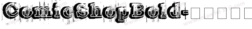 ComicShopBold字体转换