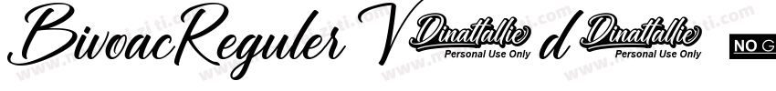 BivoacReguler-V6d6字体转换
