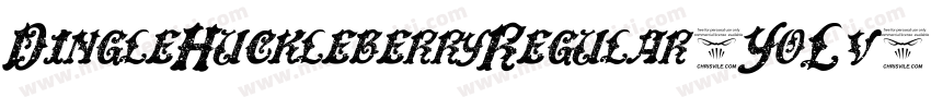 DingleHuckleberryRegular-YoLv字体转换