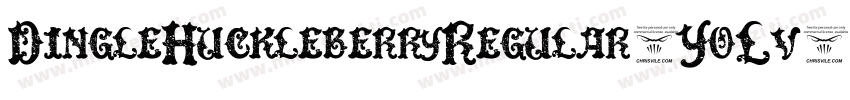 DingleHuckleberryRegular-YoLv字体转换