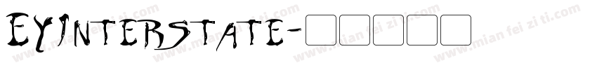 EYInterstate字体转换