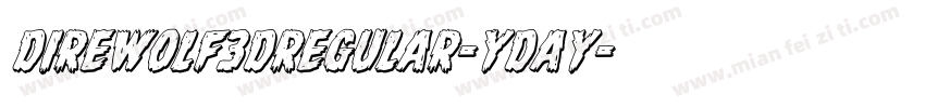 DireWolf3DRegular-ydAY字体转换