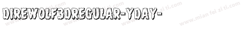 DireWolf3DRegular-ydAY字体转换
